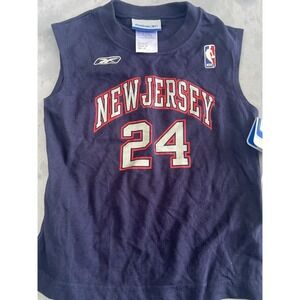 New NBA Reebok New Jersey Nets Toddler Jersey Shirt Jefferson #24 4T